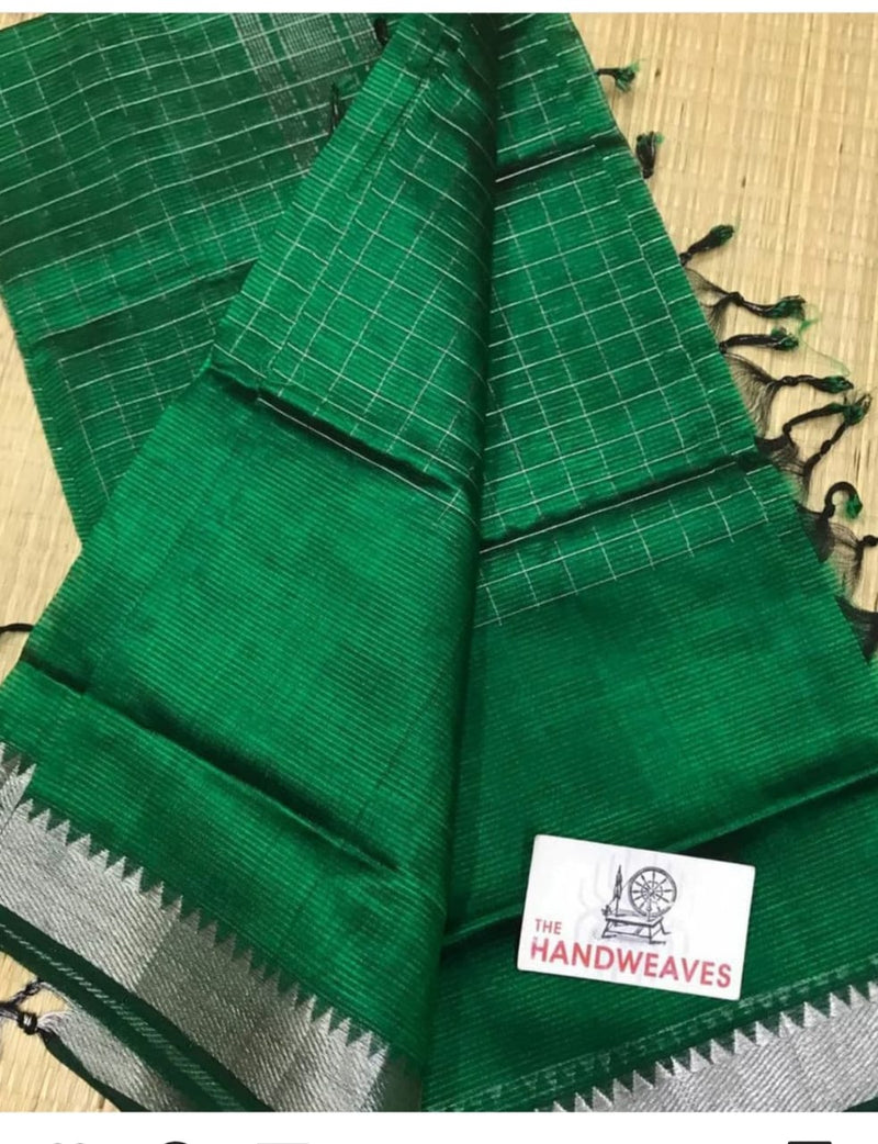 Pure Hand Made Mangala giri  South Cotton Saree With Blouse.