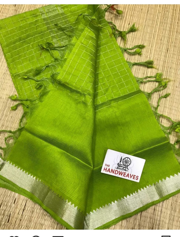 Pure Hand Made Mangala giri  South Cotton Saree With Blouse.