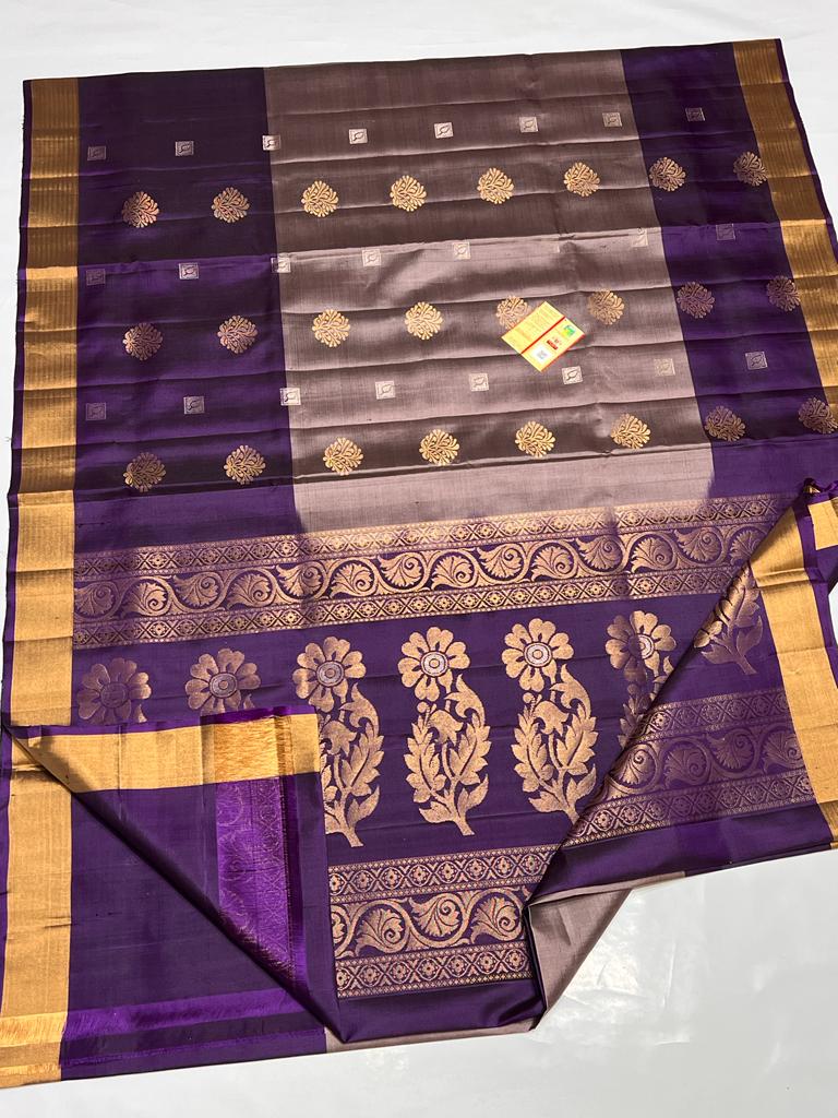 Pure Handloom Kanchipuram Saree With Silk Mark