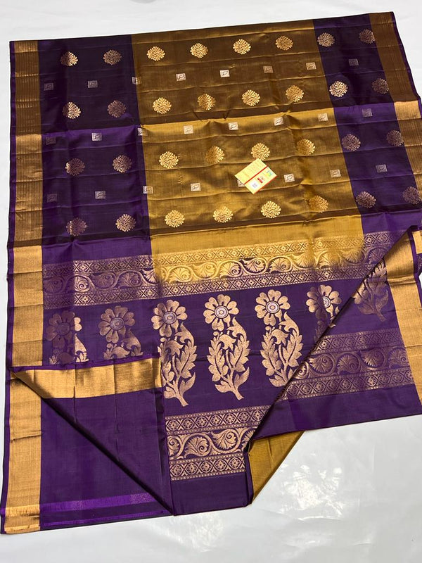 Pure Handloom Kanchipuram Saree With Silk Mark