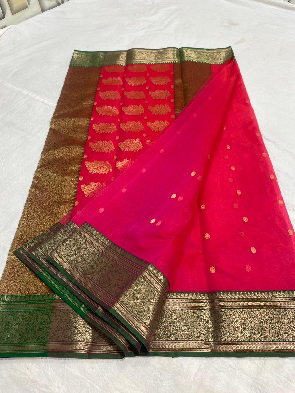 Ladies Pure Chanderi Handloom Katan Silk Saree at 6500.00 INR in Ashoknagar  | Weaver's Origin Silk & Sarees