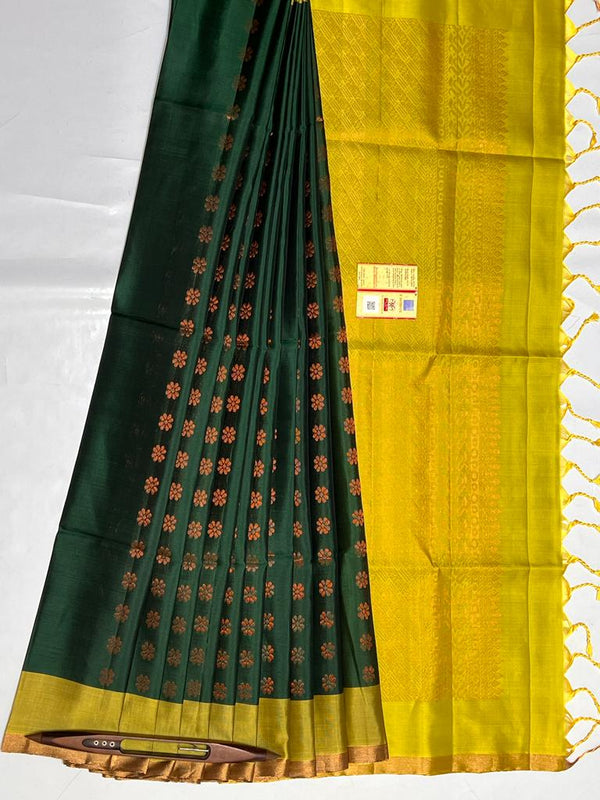 Pure Handloom Kanchipuram Saree With Silk Mark