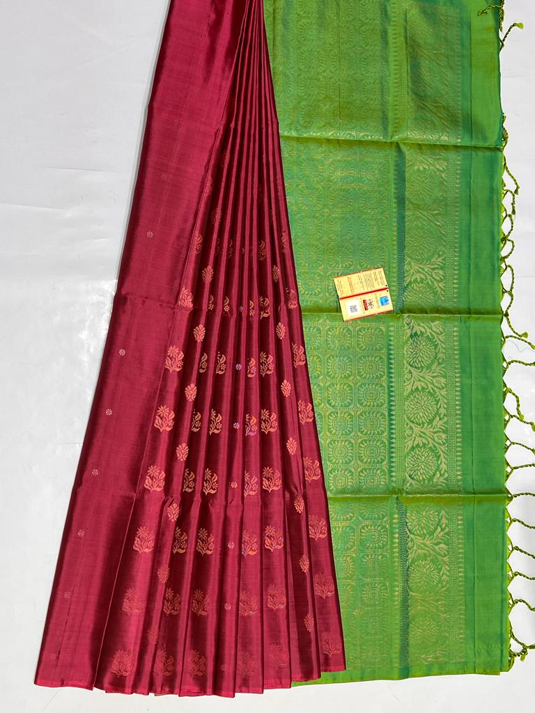 Pure Handloom Kanchipuram Saree With Silk Mark