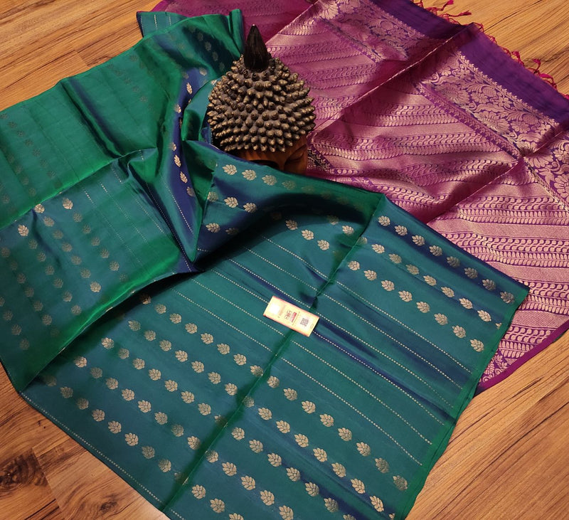 Pure Handloom Kanchipuram Saree With Silk Mark