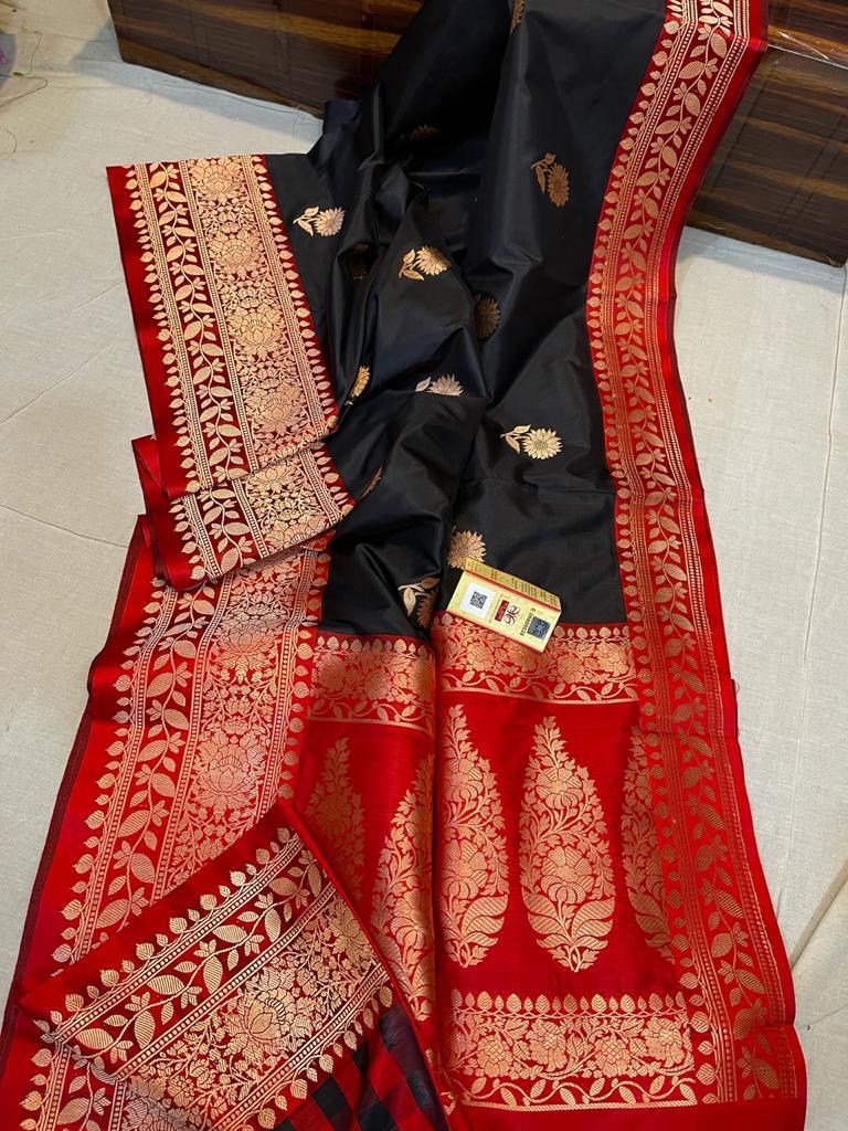 Nice Creation Wedding Wear Banarasi Pure Katan Silk Saree, 6.3 M (With  Blouse Piece) at Rs 9500 in Varanasi